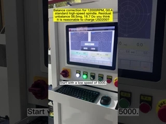 सॉफ्ट बियरिंग हाई-स्पीड मैकेनिकल स्पिंडल, इलेक्ट्रिकल स्पिंडल बैलेंसिंग मशीन